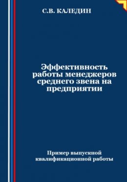 Скачать книгу Эффективность работы менеджеров среднего звена на предприятии