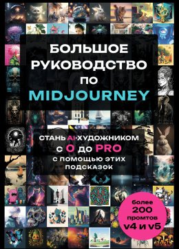 Скачать книгу Большое практическое руководство по Midjourney. Стань AI-художником с 0 до PRO с помощью этих подсказок