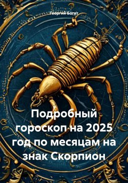 Скачать книгу Подробный гороскоп на 2025 год по месяцам на знак Скорпион