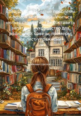 Скачать книгу Вред школы: скрытые проблемы и потеря мотивации. Учиться нельзя страдать – где поставить запятую? Руководство для родителей: советы, примеры, чек-лист, упражнения