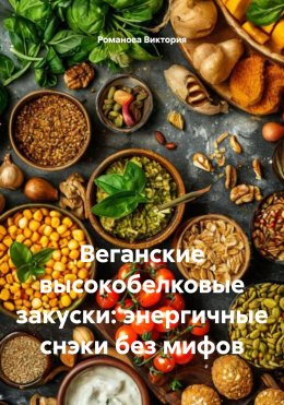 Скачать книгу Веганские высокобелковые закуски: энергичные снэки без мифов