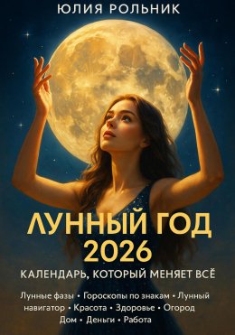 Скачать книгу Лунный год 2026: Календарь, который меняет всё Лунные фазы • Гороскопы по знакам • Лунный навигатор • Красота • Здоровье • Огород • Дом • Деньги • Работа