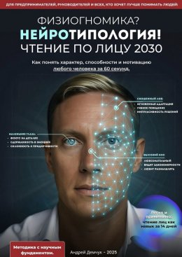 Скачать книгу Физиогномика? Нейротипология! Чтение по лицу 2030. Как понять характер, способности и мотивацию любого человека за 60 секунд