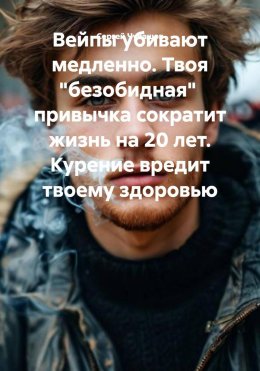 Скачать книгу Вейпы убивают медленно. Твоя «безобидная» привычка сократит жизнь на 20 лет. Курение вредит твоему здоровью