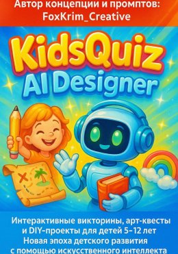 Скачать книгу KidsQuiz AI Designer: Игровые викторины, арт-квесты и DIY-проекты с искусственным интеллектом для детей 5–12 лет