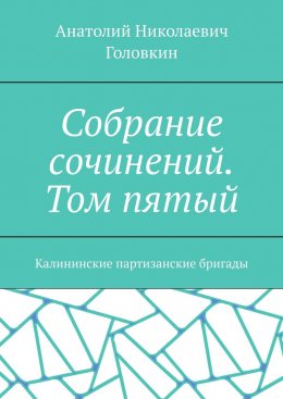 Скачать книгу Собрание сочинений. Том пятый. Калининские партизанские бригады